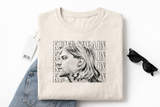 Nirvana: Contrast Profile T-shirt - Kurt Cobain