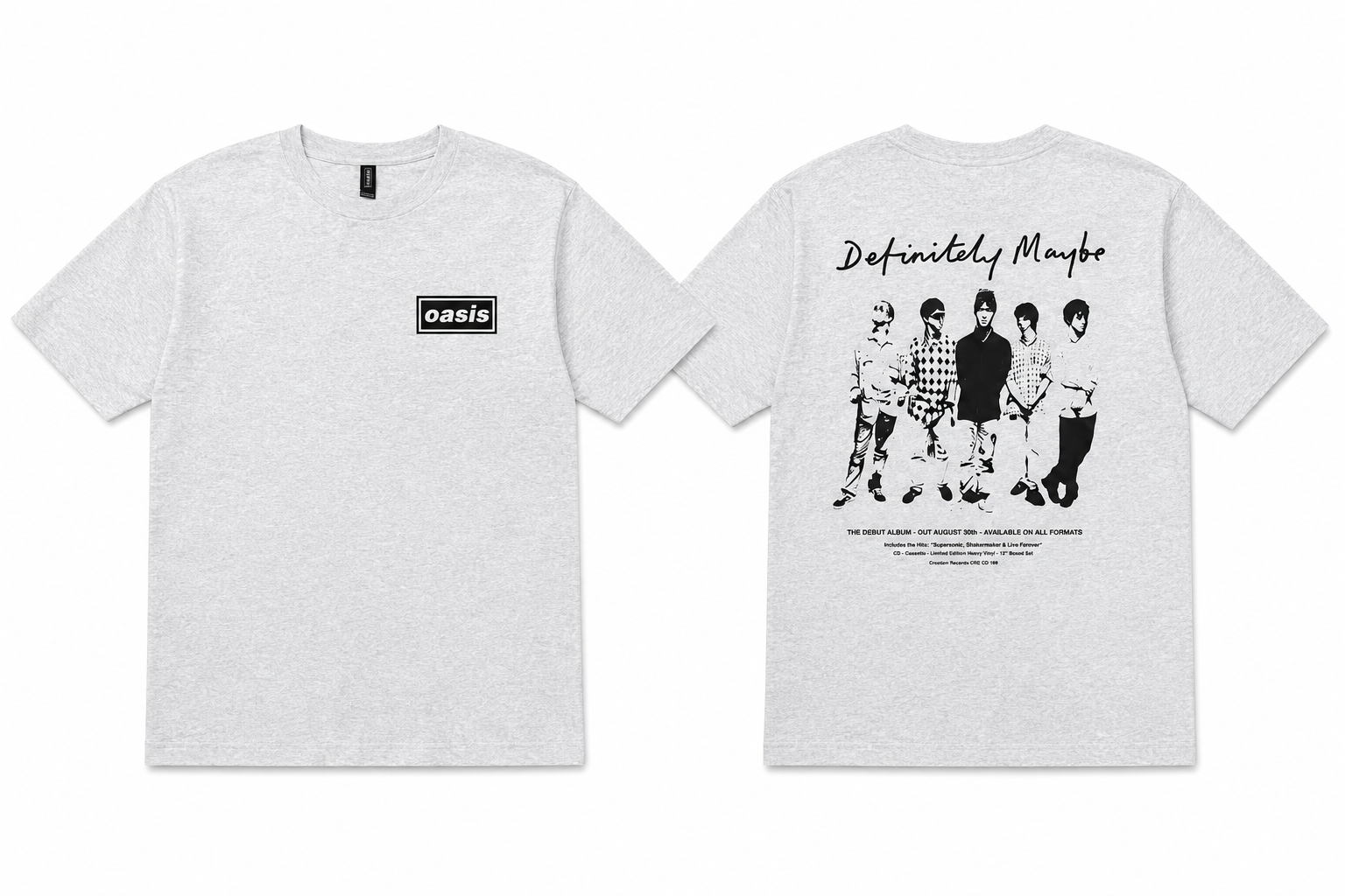 Oasis: Definitely Maybe Promo T-Shirt