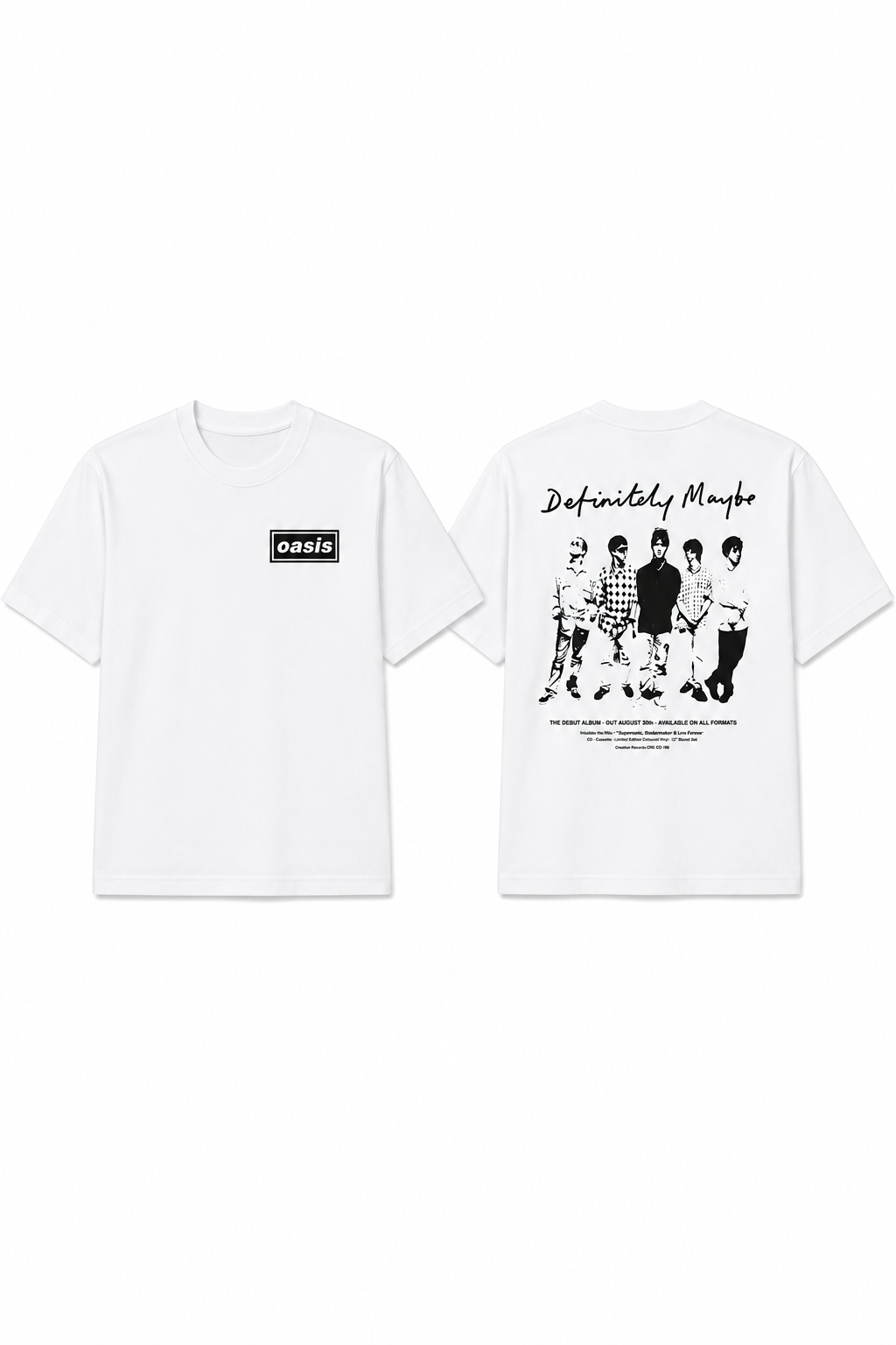 Oasis: Definitely Maybe Promo T-Shirt
