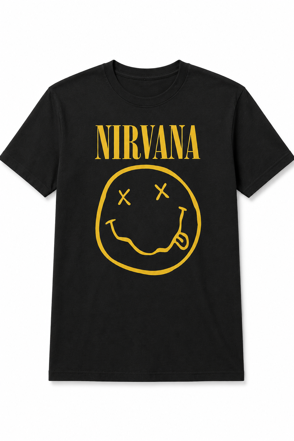 Nirvana: Yellow Smiley T-shirt