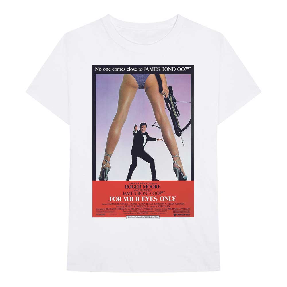 James Bond 007: For Your Eyes Poster T-Shirt