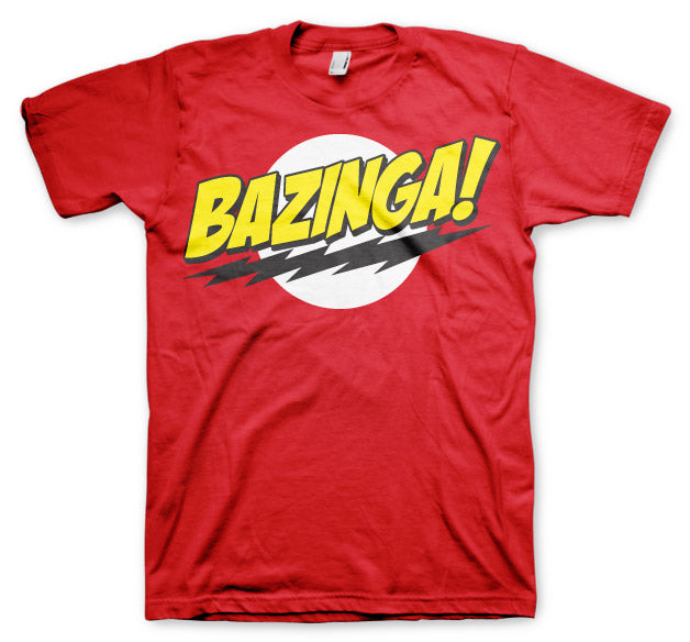 Billede af The Big Bang Theory, Bazinga Super Logo T-Shirt