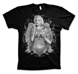 Billede af Marilyn Monroe, Marilyn Monroe: Floral Girl T-Shirt