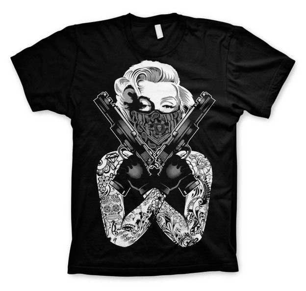 Billede af Marilyn Monroe, Marilyn Monroe: Gangsta Pose T-Shirt