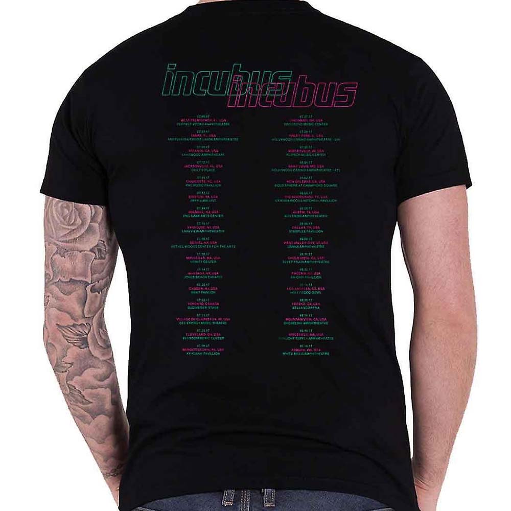 Billede af Incubus 17 Tour T-shirt back