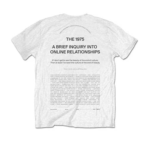 Billede af The 1975 ABIIOR Wecome Welcome T-shirt hvid back