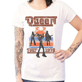Billede af Queen 1976 Tour Silhouettes T-shirt til kvinder