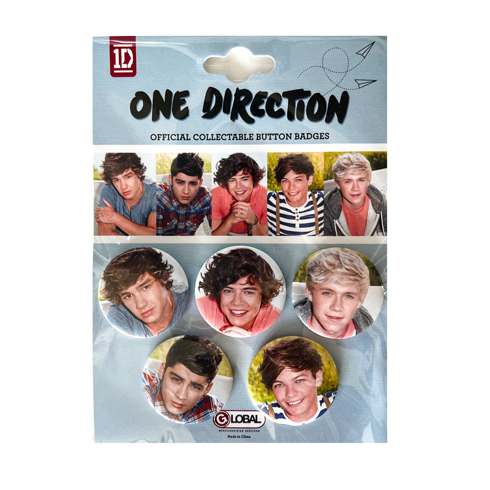 One Direction: 5 stk. badges - 1D Phase 4
