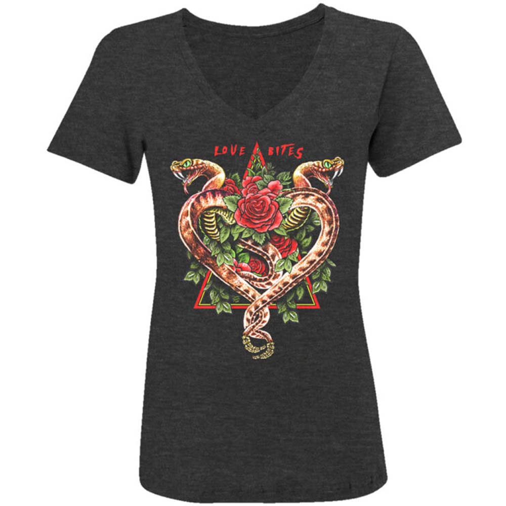 Billede af Def Leppard 2018 Tour Love Bites T-shirt til kvinder front