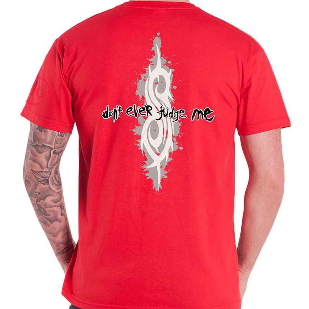 Billede af Slipknot 20th Anniversary Don't Ever Judge Me T-shirt back