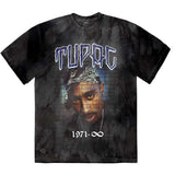 Tupac: Wall Mural T-Shirt (Acid Wash)