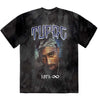 Tupac: Wall Mural T-Shirt (Acid Wash)
