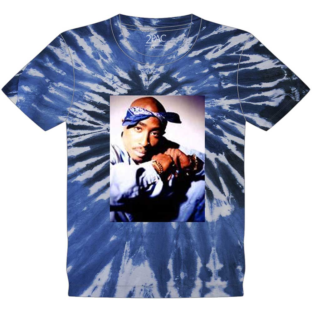 Tupac: Photo Swirl T-Shirt (Dye-Wash)