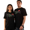Tupac: Rose Logo T-Shirt (Diamante)