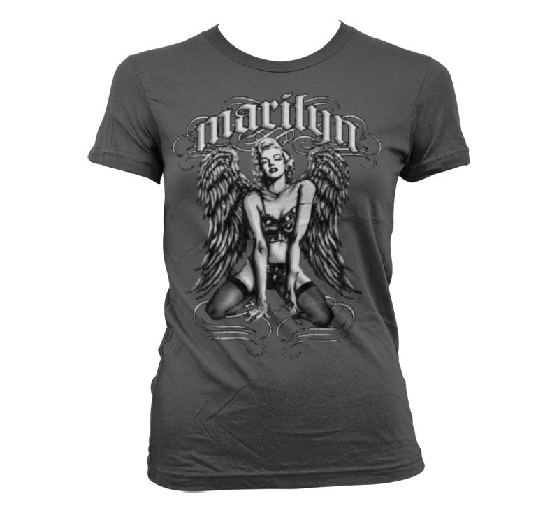 Billede af Marilyn Monroe, Marilyn Monroe: Cool Angel T-shirt (Kvinder)