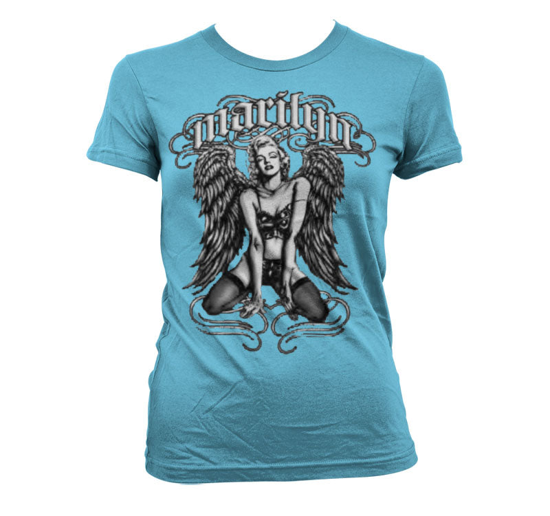 Billede af Marilyn Monroe, Marilyn Monroe: Cool Angel T-shirt (Kvinder)