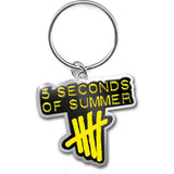 Billede af 5 Seconds of Summer Derping Stamp Logo Nøglering