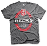 Billede af Beck's, Beck's: Beer Washed Label Logo T-Shirt