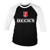 Billede af Beck's, Beck's: Logo Raglan 3/4 Sleeve T-Shirt