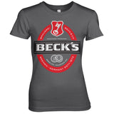 Billede af Beck's, Beck's: Label Logo T-Shirt (Kvinder)
