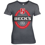 Billede af Beck's, Beck's: Label Logo T-Shirt (Kvinder)
