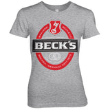 Billede af Beck's, Beck's: Label Logo T-Shirt (Kvinder)