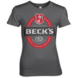 Billede af Beck's, Beck's: Beer Washed Label Logo T-Shirt (Kvinder)