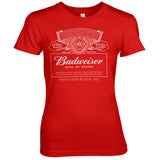 Billede af Budweiser, Budweiser: White Logo T-Shirt (Kvinder)