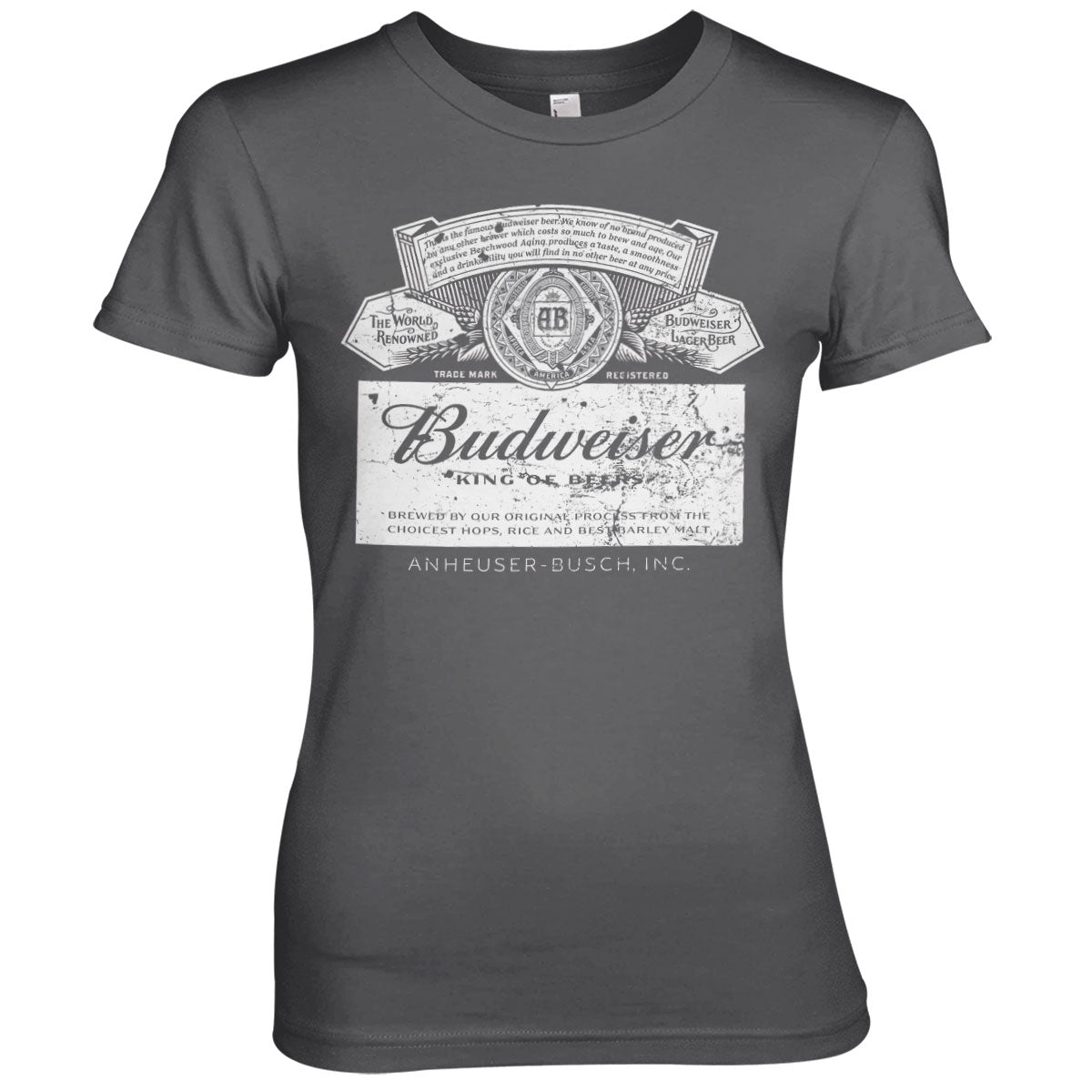 Billede af Budweiser, Budweiser: Washed Logo T-Shirt (Kvinder)