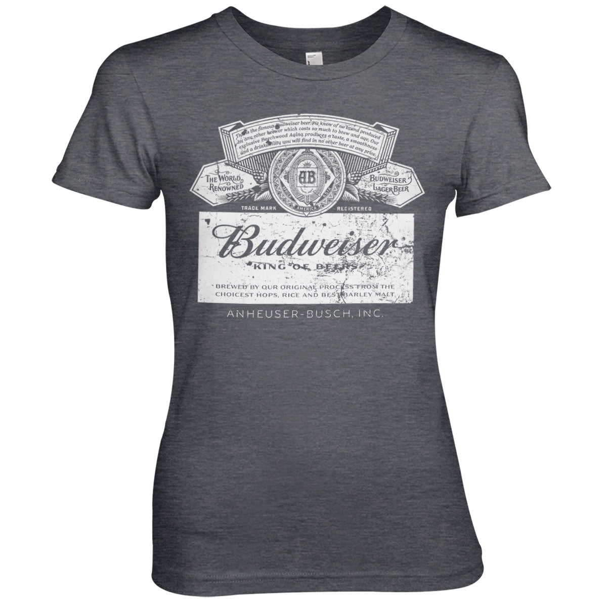Billede af Budweiser, Budweiser: Washed Logo T-Shirt (Kvinder)