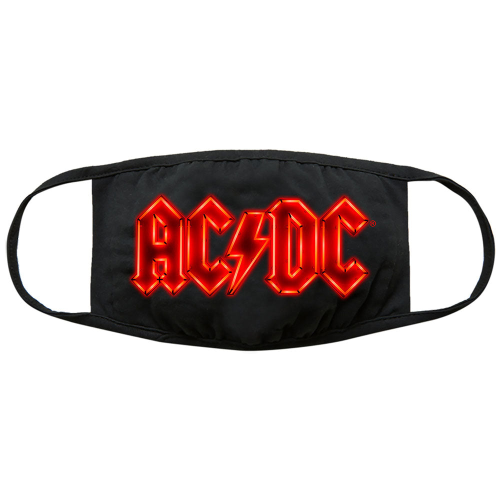 AC/DC: Neon Logo Face Mask