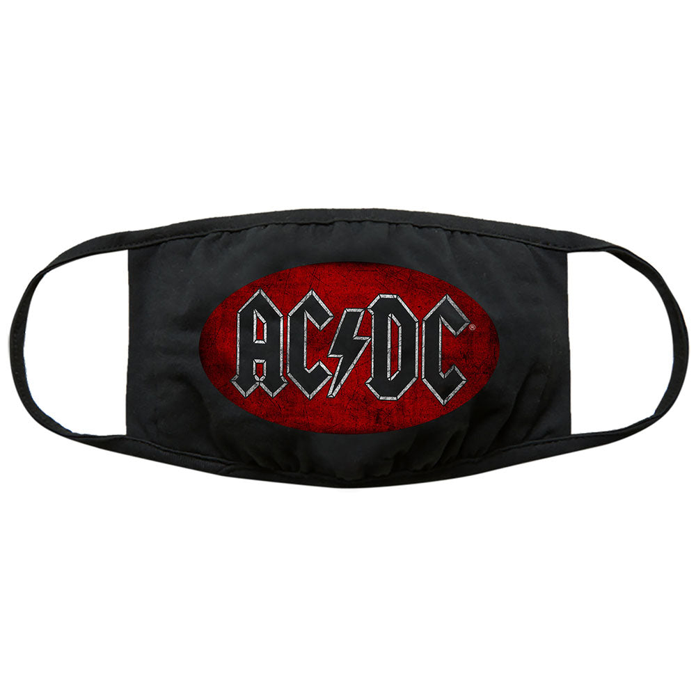 AC/DC: Oval Logo Vintage Face Mask