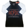AC/DC: Hell Ain't A Bad Place Raglan T-Shirt (Kvinder)