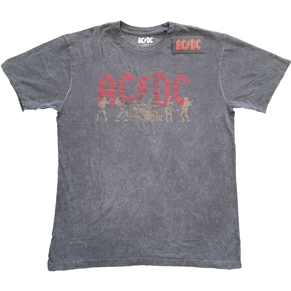 AC/DC: Vintage Silhouettes T-Shirt (Snow Wash)