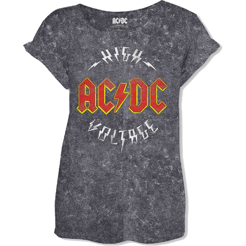 AC/DC, Logo High Voltage T-shirt til kvinder