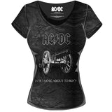 AC/DC, About to Rock T-shirt til kvinder