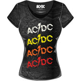 Billede af AC/DC Powerage Repeat T-shirt til kvinder