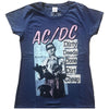 AC/DC: Vintage DDDDC T-Shirt (Kvinder)