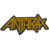 Anthrax: Yellow Logo Standard Patch (Iron On)