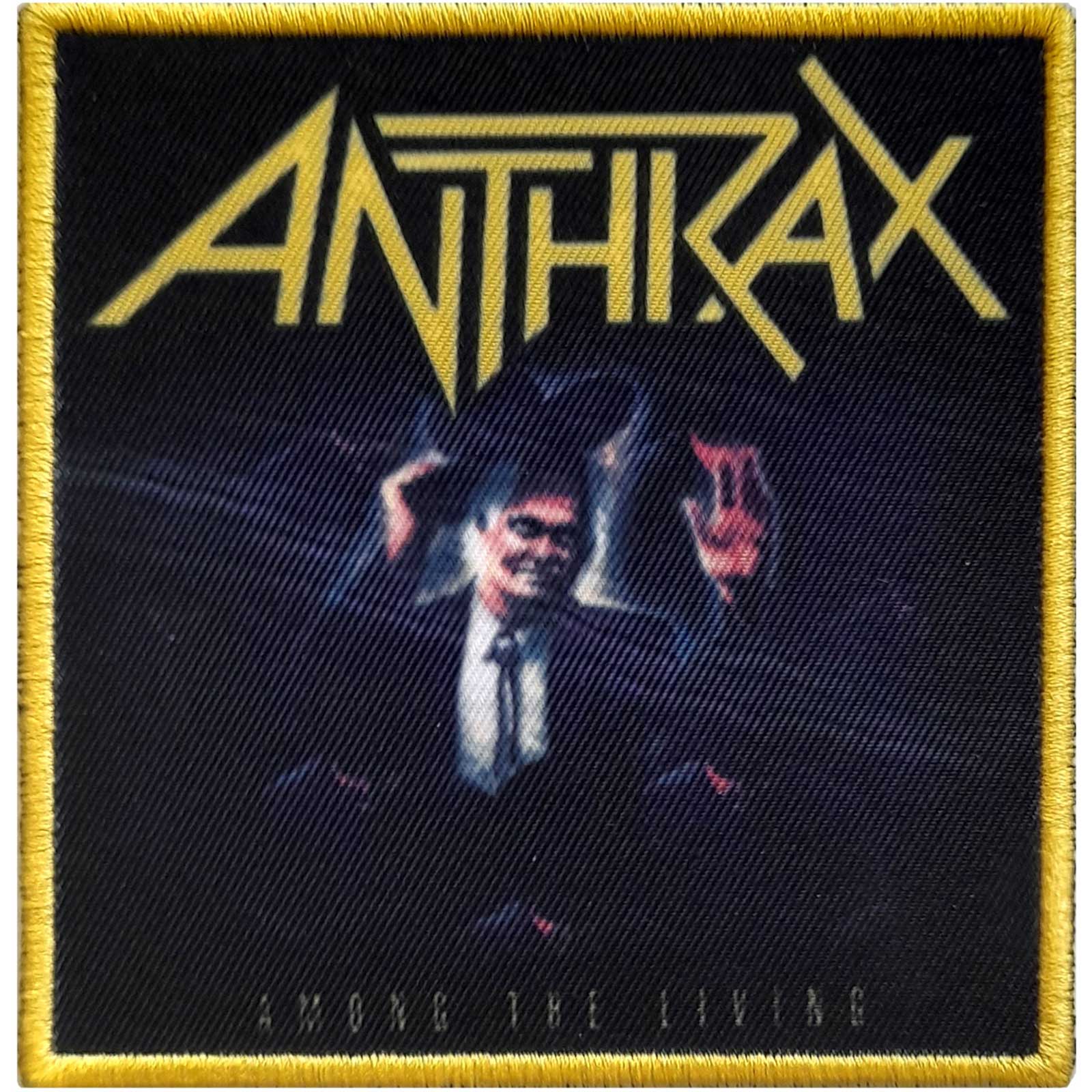 Anthrax: Among The Living Standard Patch (Iron On)