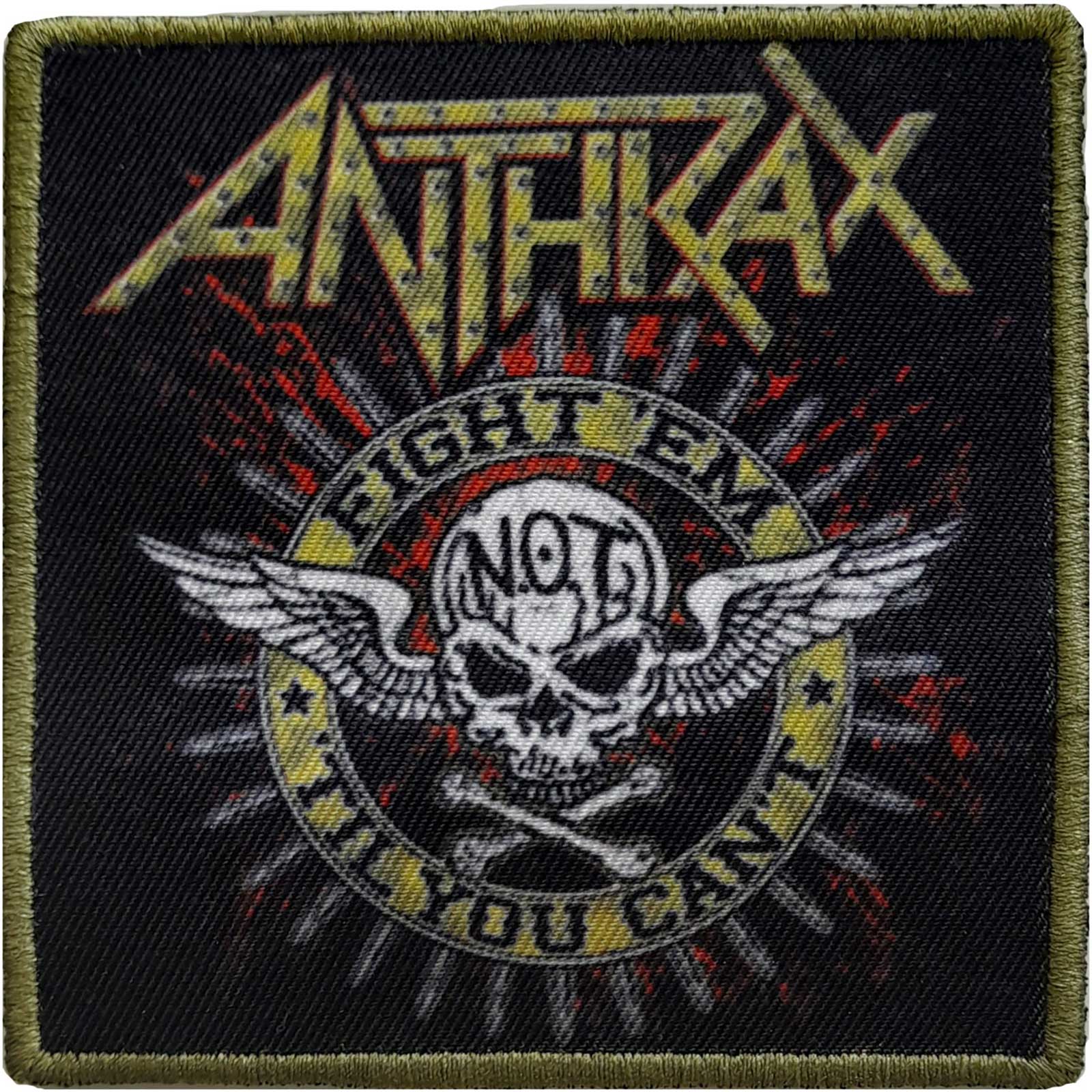 Anthrax: Fight 'Em Standard Patch (Iron On)