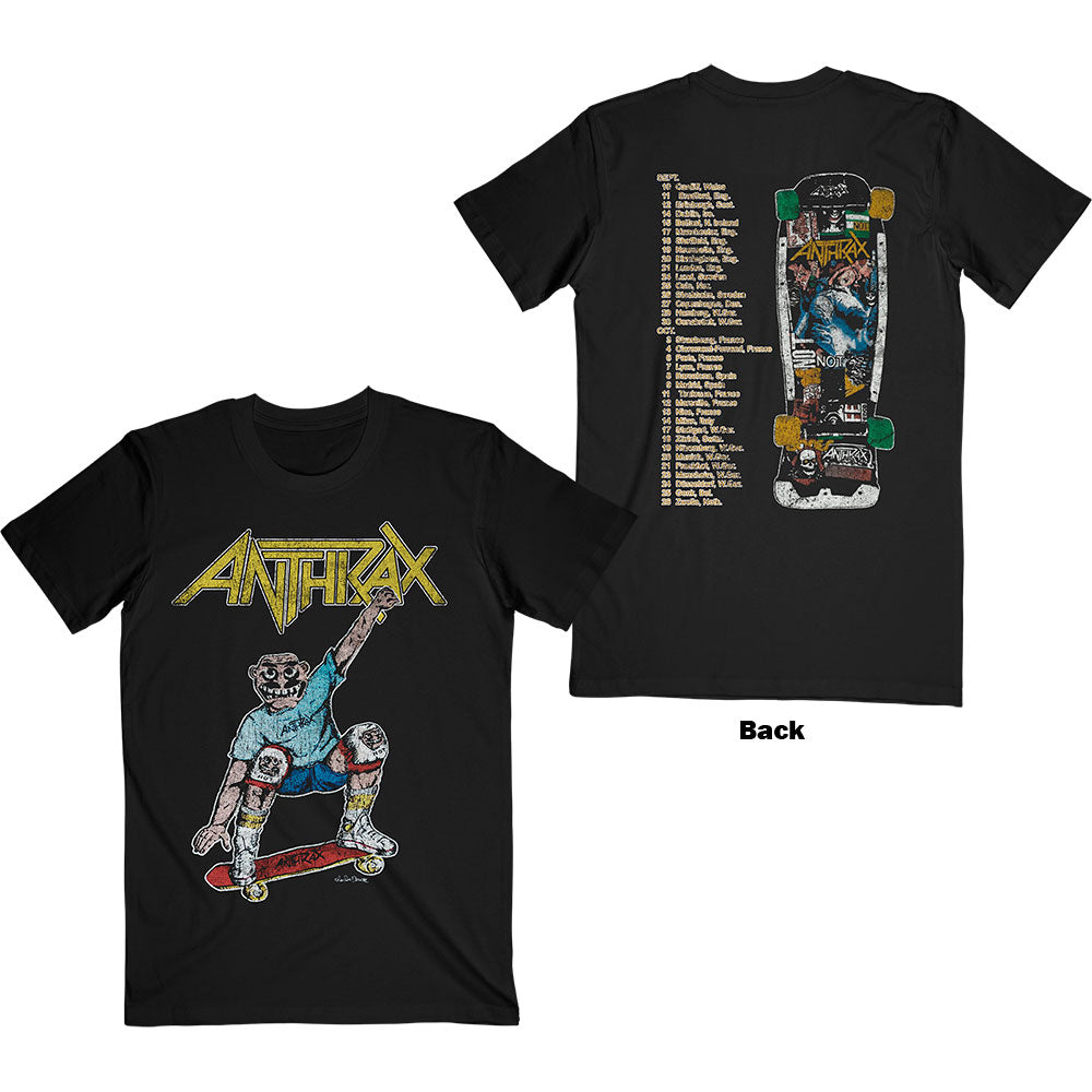 Anthrax: Spreading Skater Notman Vintage T-Shirt