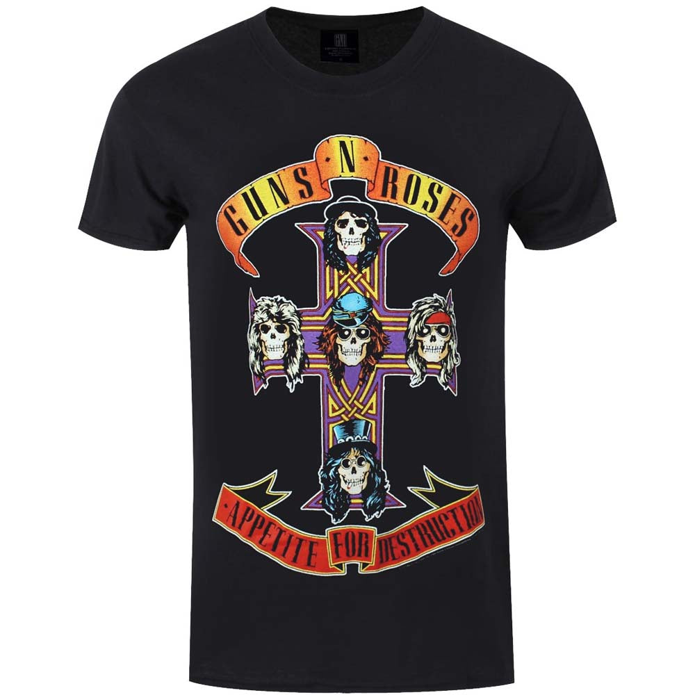 Billede af Guns N' Roses Appetite for Destruction T-shirt til børn sort