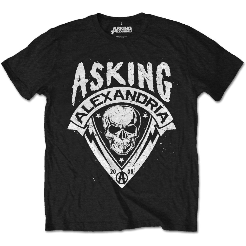 Billede af Asking Alexandria Skull Shield T-shirt