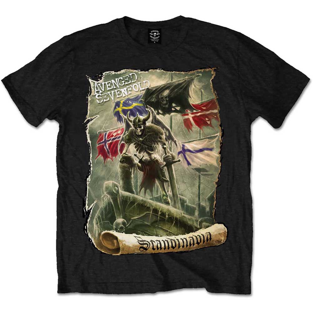 Billede af Avenged Sevenfold Scandinavia T-shirt