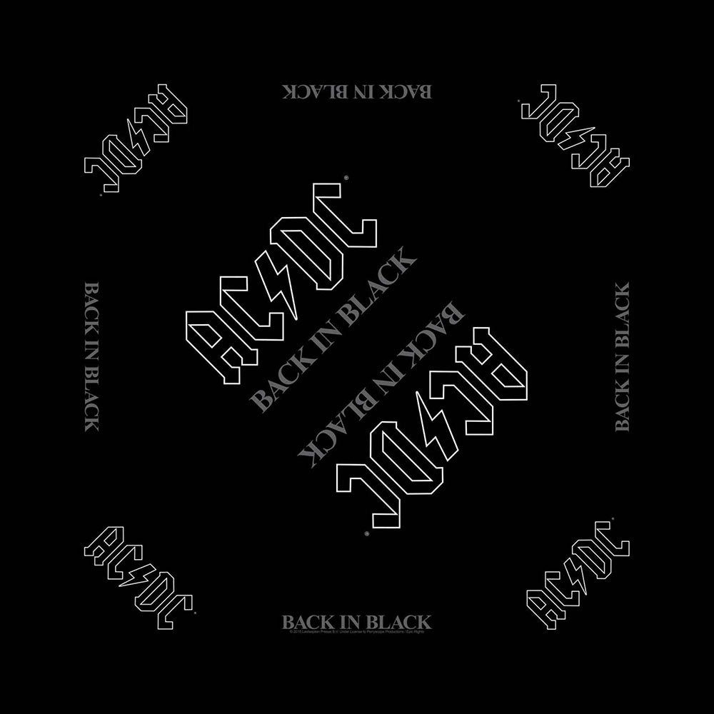 Billede af AC/DC Back in Black Bandana