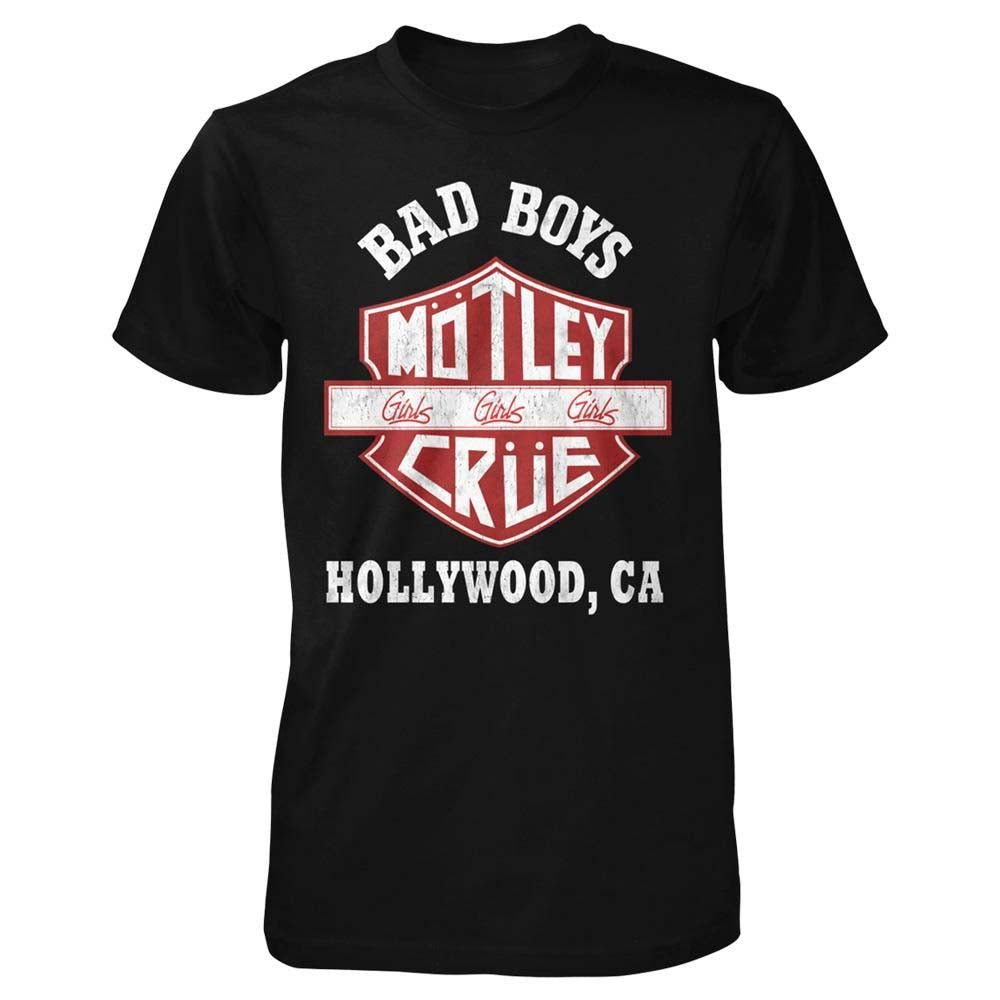 Billede af Motley Crue Bad Boys Shield T-shirt