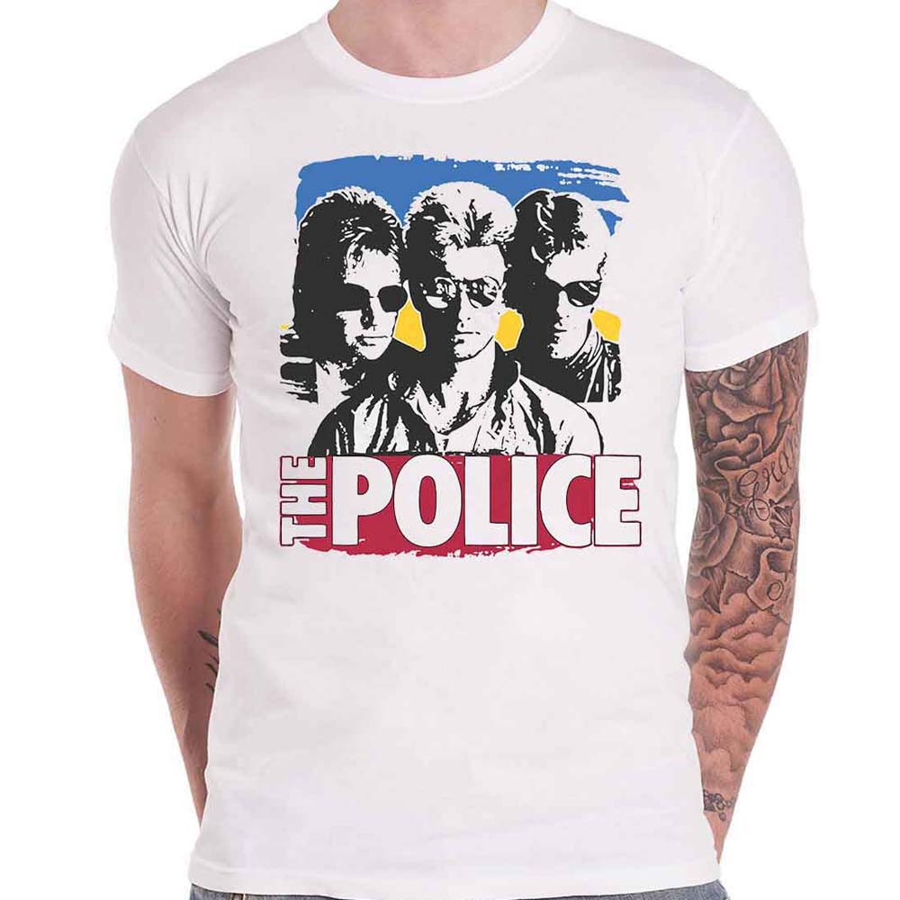 Billede af The Police Band Photo Sunglasses T-shirt