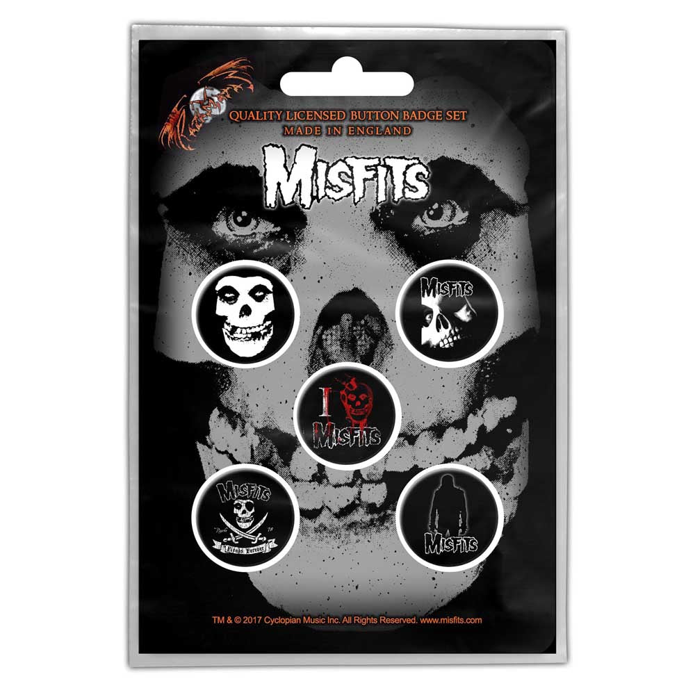 Billede af Misfits Skull Badge