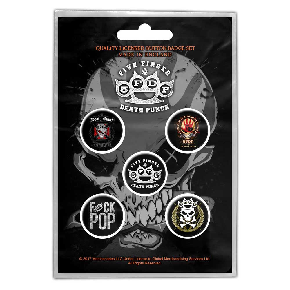 Billede af Five Finger Death Punch Logos Badge